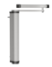 Motorized Gate Closer with Sliding Arm for Pedestrian Swing Gates - Silver