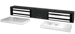 1200lbs Double Maglock 12/24VDC, Status LED, Bond Sensor, UL, CUL, Black