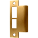 LH Curved Lip Strike 1-3/4in Lip Length, 612/US10 Satin Bronze