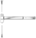SVR Surface Vertical Rod Exit Device 48in x 84in, Thru Bolts (M54), 630/US32D Satin Stainless Steel
