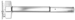 Mortise Exit Device 48in, Thru Bolts (M54), 630/US32D Satin Stainless Steel