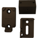 Wall Mount Mullion Storage Kit 050581 for Steel Mullions, 695/SP313 Powder-Coated Dark Bronze