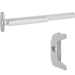 KIT - Narrow Stile CVC Concealed Vertical Cable Exit Device, 386NL Nightlatch Trim, LHR Left Hand Reverse, 48in x Adjustable up to 96in, Hex Dogging, Grade 1, 626/US26D Satin Chrome