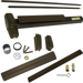 KIT - Less Dogging, SVR (Surface Vertical Rod) Grooved Exit Device, 110MD-NL-OP Nightlatch Trim, 48in x 84in, Grade 1, 710/313AN Dark Bronze Anodized