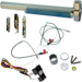 KIT - CVC (Concealed Vertical Cable) Grooved Exit Device, RX (Request to Exit Switch), 110MD-NL-OP Nightlatch Trim (Requires Rim Cylinder), 48in x Up to 96in, Hex Dogging, Grade 1, 626/US26D Satin Chrome