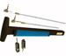 Narrow Stile CVR Concealed Vertical Rod Exit Device, Exit Only No Trim, 36in x Adjustable 80in to 100in, Hex Dogging, Grade 1, 643e Aged Bronze