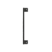 Latch Protector for Narrow Stile Keypad Locks, Overall Size 2-7/8in x 20-1/2in, Cutout Size 16-1/2in, 622/US19 Black