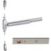 KIT - 78 Series Wide Stile Alarmed (Requires 1-1/4in Mortise Cylinder), SVR (Surface Vertical Rods) Exit Device, RX (Request to Exit Switch), No Trim, 48in x 84in, No Dogging, Grade 1, 626/US26D Satin Chrome