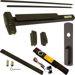 KIT - Alarmed (Requires 1-1/4in Mortise Cylinder), , RX (Request to Exit Switch), SVR (Surface Vertical Rod) Grooved Exit Device, 990NL Nightlatch Trim, 48in x 84in, Grade 1, 710/313AN Dark Bronze Anodized