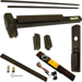 KIT - Alarmed (Requires 1-1/4in Mortise Cylinder), , RX (Request to Exit Switch), SVR (Surface Vertical Rod) Grooved Exit Device, 990TP Thumb Piece Trim, 48in x 84in, Grade 1, 710/313AN Dark Bronze Anodized