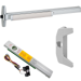 KIT - Alarmed Narrow Stile Rim Exit Device, 386NL Nightlatch Trim, LHR Left Hand Reverse, 36in, Grade 1, 626/US26D Satin Chrome
