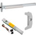 KIT - Alarmed Narrow Stile Rim Exit Device, 386NL Nightlatch Trim, RHR Right Hand Reverse, 36in, Grade 1, 626/US26D Satin Chrome