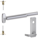 KIT - Fire-Rated, CVR (Concealed Vertical Rods) Exit Device, 780L-06 Lever Trim (Requires 1-1/4in Mortise Cylinder), LHR Left Hand Reverse/Reversible Handing (Snap Ring Tool Required), 36in x Up to 96in, No Dogging, Grade 1, 626/US26D Satin Chrome