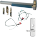 KIT - Fire-Rated, CVC (Concealed Vertical Cable) Smooth Exit Device, 996L-17 Lever Trim (Requires Rim Cylinder), LHR Left Hand Reverse/Reversible Handing (Snap Ring Tool Required), 36in x Up to 96in, No Dogging, Grade 1, 626/US26D Satin Chrome