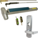 KIT - Fire-Rated (No Dogging), CVR (Concealed Vertical Rod) Grooved Exit Device, 996L-06 Lever Trim (Requires Rim Cylinder), RHR Right Hand Reverse/Reversible Handing (Snap Ring Tool Needed), 36in x Adjustable (Heights Up to 120in), Grade 1, 626/US26D Satin Chrome