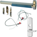 KIT - Fire-Rated, CVC (Concealed Vertical Cable) Grooved Exit Device, 996L-17 Lever Trim (Requires Rim Cylinder), RHR Right Hand Reverse/Reversible Handing (Snap Ring Tool Required), 48in x Up to 96in, No Dogging, Grade 1, 626/US26D Satin Chrome