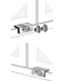 Window Lock- Single Wing Nut