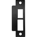 Straight Lip Strike 1-1/8in Lip Length, 622/US19/BSP Black Suede Powder Coat