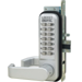 Double Combination Mechanical Keyless Narrow Stile Lever Lock, MG Marine Grade