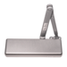 7100 Series Heavy Duty Door Closer, Non-Delayed Action, Adjustable Hydraulic Backcheck, PA Tri-Pack Arm, Grade 1, 689/US28 Aluminum