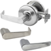 KIT - Grade 1 Passage x Blank Plate Armstrong Cylindrical Lever, 2-3/4in Backset, ANSI Strike SA114, 626/US26D Satin Chrome