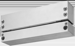 2000lbs Surface Top Jamb HiShear Single Door Concealed Electromagnetic Lock, Integrated Electronics, 12/24VDC, 628/US28 Satin Aluminum