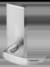 Dummy Galaxy (Curved) Lever Escutcheon Trim, S6000 Series Exit Device Trim, 630/US32D Stainless Steel