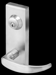 Nightlatch Galaxy (Curved) Lever Escutcheon Trim, S6000 Series Exit Device Trim, 630/US32D Stainless Steel