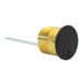 Rim Cylinder, RA Keyway, 6-Pin, 1-Bitted, 2 Nickel Silver Keys, BSP Black Suede Powder Coat
