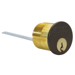 Rim Cylinder, RA Keyway, 6-Pin, 1-Bitted, 2 Nickel Silver Keys, 613E/US10BE Dark Oxidized Satin Bronze