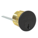 Rim Cylinder 6-Pin, LA Keyway, 1-Bitted, 2 Nickel Silver Keys, BSP Black Suede Powder Coat