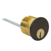 Rim Cylinder, LA Keyway, 6-Pin, 1-Bitted, 2 Nickel Silver Keys, 613E/US10BE Dark Oxidized Satin Bronze