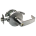 10X-Line Double Cylinder Storeroom L Lever, LA Keyway 1-Bitted, 2-3/4in Backset, ANSI Strike, Grade 1, 626/US26D Satin Chrome