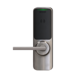 XE360 Series Wireless Tubular Lock, Offline, Interior Push Button with LED Indicator, Smart Reader, Latitude Lever, 6-Pin Schlage C Keyway, 626/US26D Satin Chrome