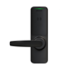 XE360 Series Wireless Tubular Lock, Offline, Interior Push Button with LED Indicator, Smart Reader, Neptune Lever, 6-Pin Schlage C Keyway, 622/US19 Matte Black