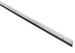 84in Neoprene Overlapping Astragal, 7/8in W Excursion with 9/16in x 1/8in Neoprene, Anodized Aluminum