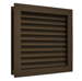 Fire-Rated Fusible Link Louver for 1-3/4in Thick Doors up to 90 Minutes, DKB Dark Bronze