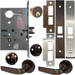 KIT - Electrified Mortise, Field Reversible - Fail Safe and Fail Secure, Citation Lever with A Rose Trim, Standard 1-1/8 Mortise Cylinder, A01 Clover Cam, L4 Keyway 0-Bit, Handing is Field Reversible, ANSI Strike SS118, 613E/US10BE Dark Oxidized Satin Bronze